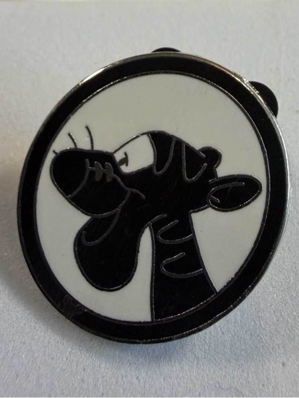 Disney Black and White Tigger Pin